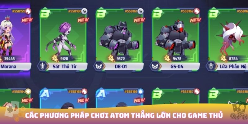 Cách chơi Atom
