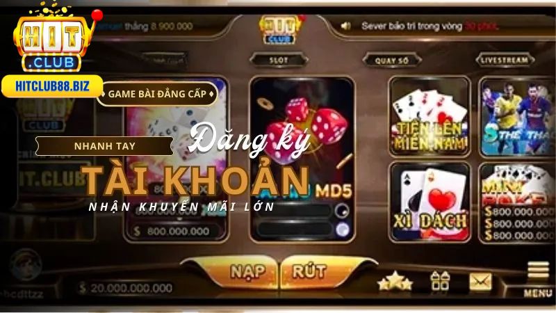 Cần truy cập trang web chính thức tại HitClub để chơi game