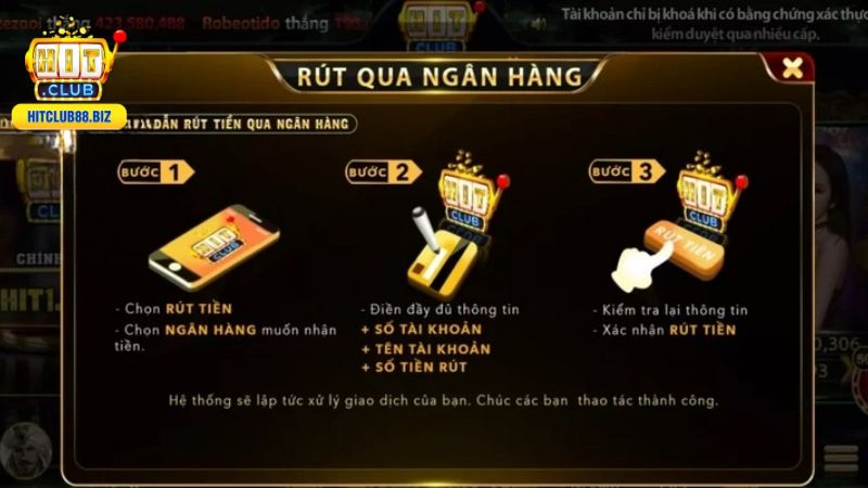 Có nhiều lỗi thường gặp cần tránh khi rút tiền HitClub