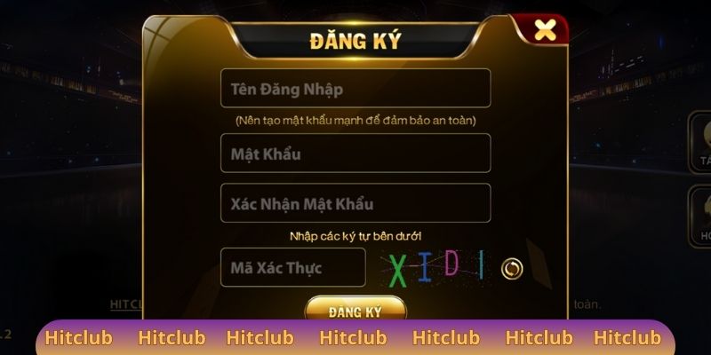 Hướng dẫn các bước đăng ký tài khoản Hitclub